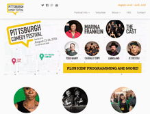 Tablet Screenshot of pittsburghcomedyfestival.org